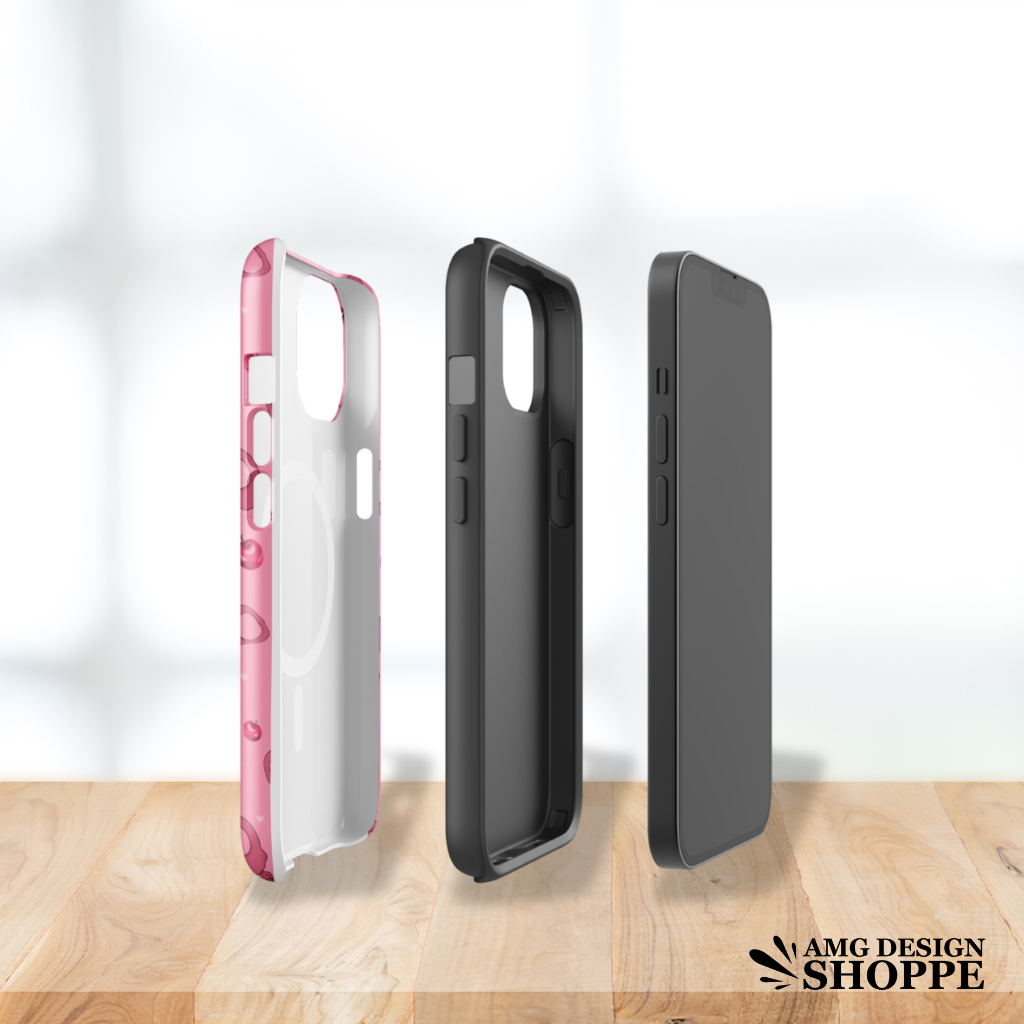 Flirty Cherry MagSafe® tough case for iPhone®