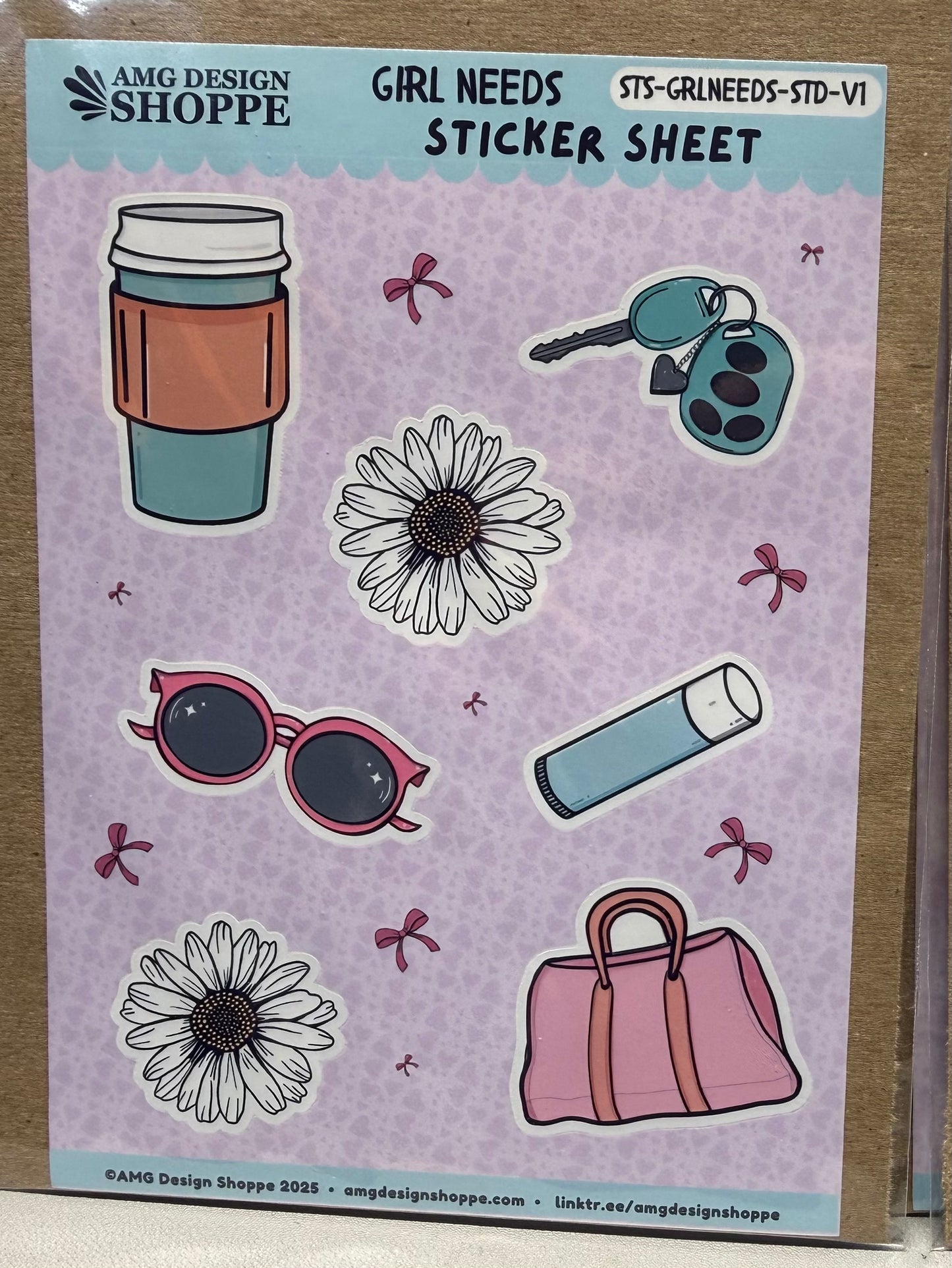 Girl Needs (Sticker Sheet)