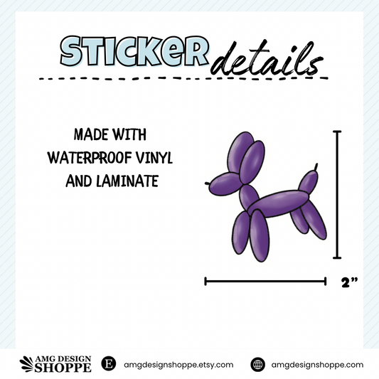 Balloon Dog (Sticker)