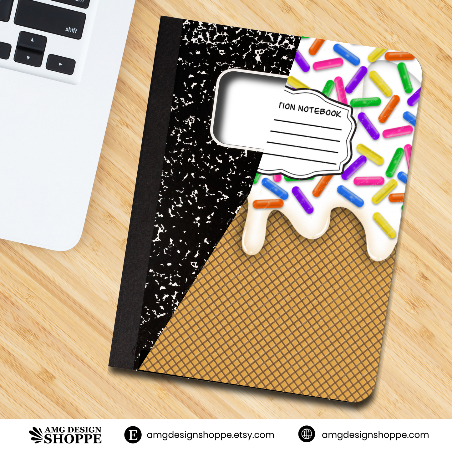 Ice Cream Sprinkles (Composition Notebook)