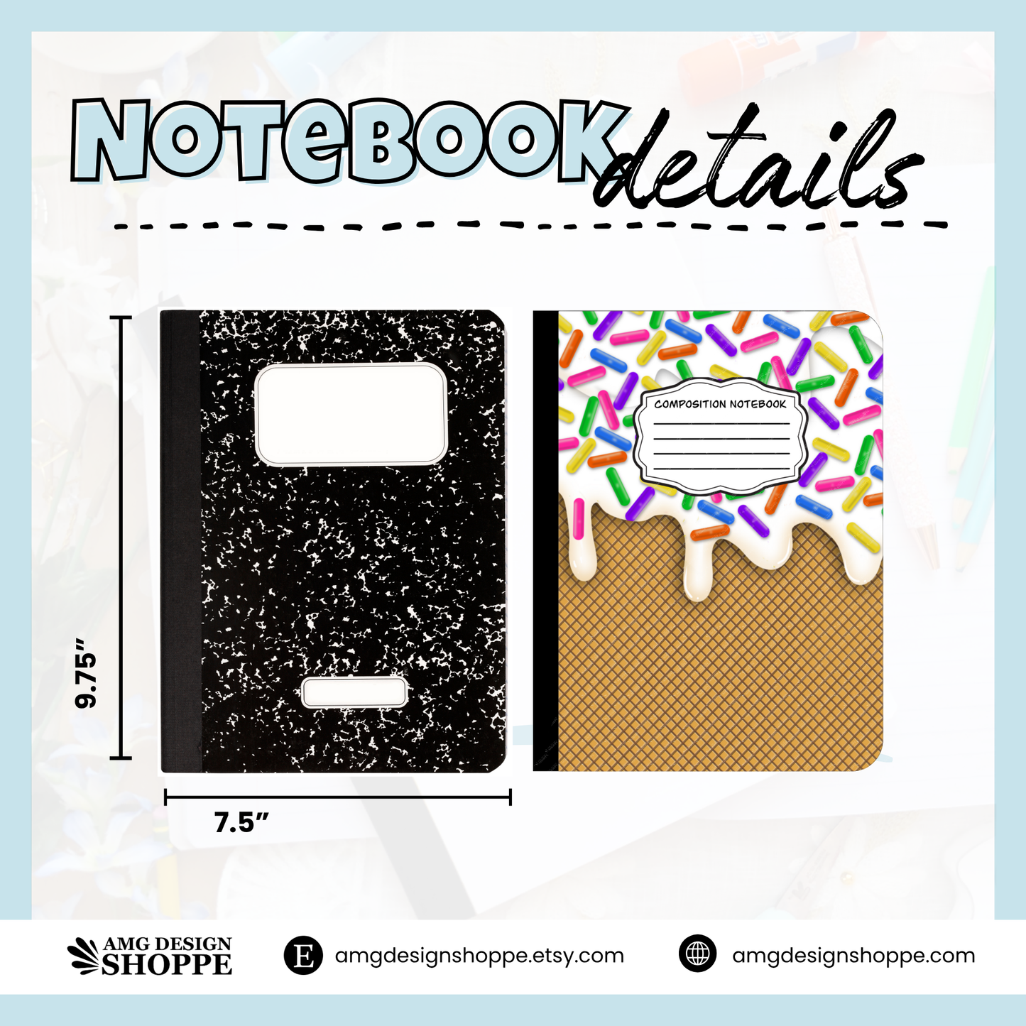 Ice Cream Sprinkles (Composition Notebook)