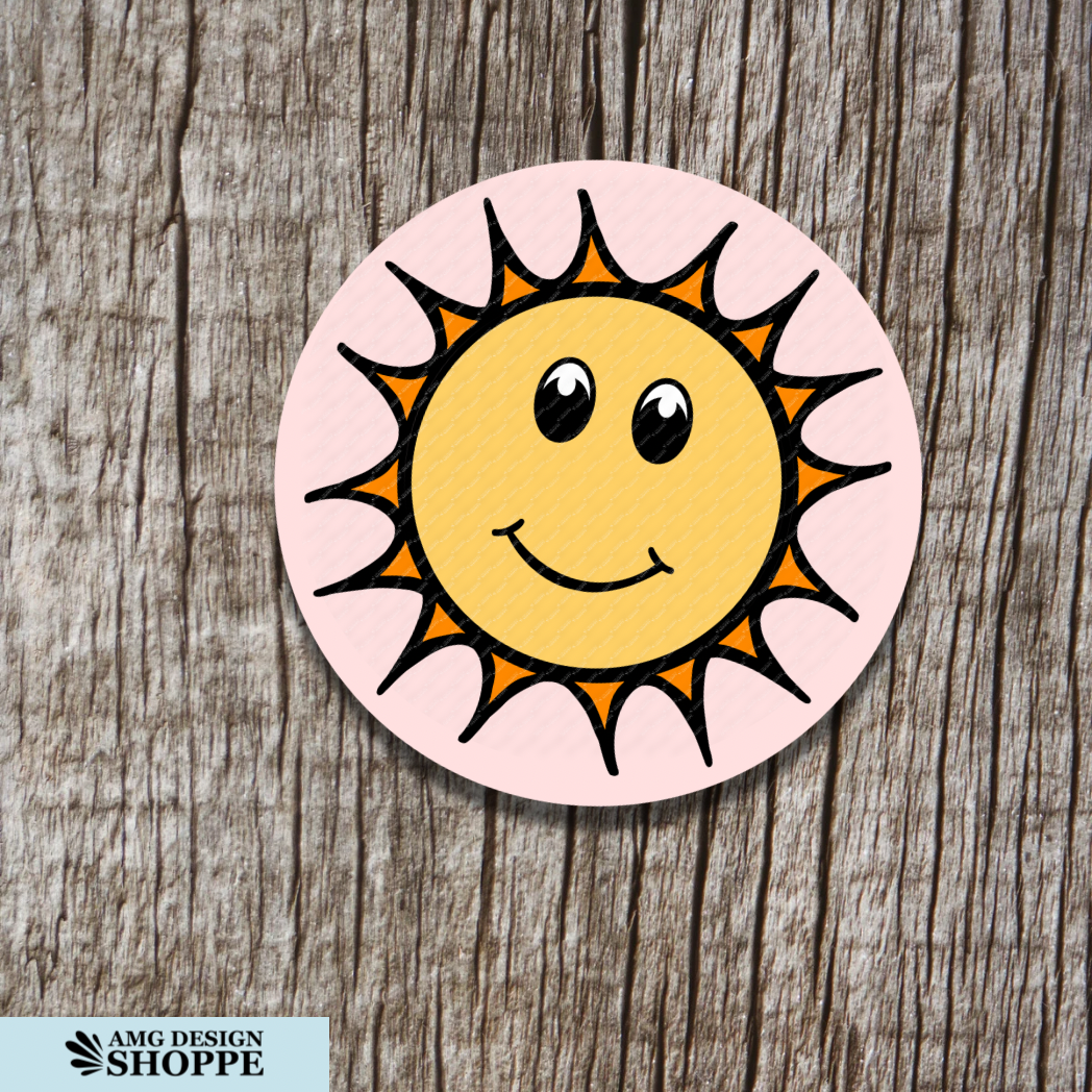 Smiling Sunshine (Sticker)