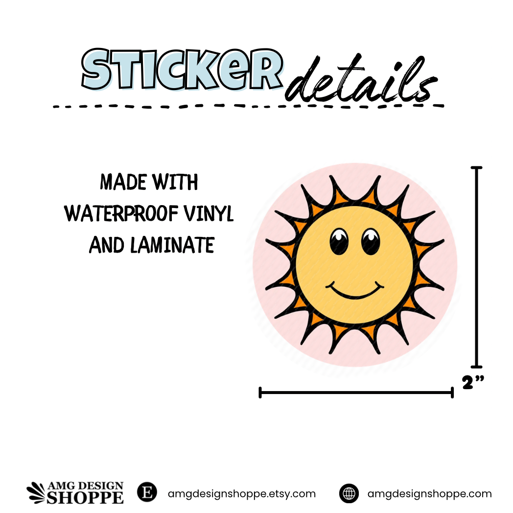 Smiling Sunshine (Sticker)