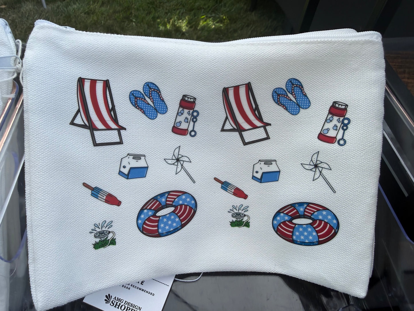 Patriotic Zip up Pouch