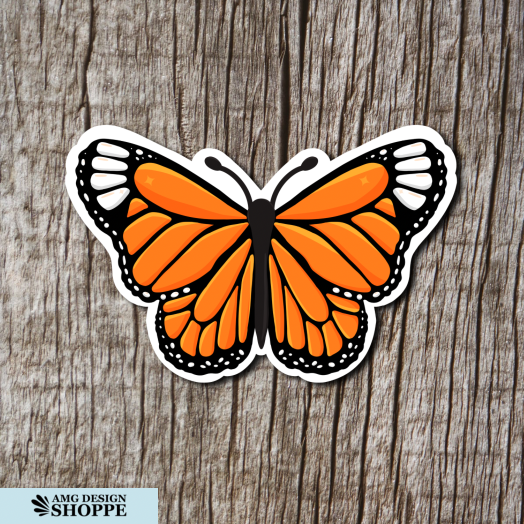 Monarch Butterfly (Sticker)