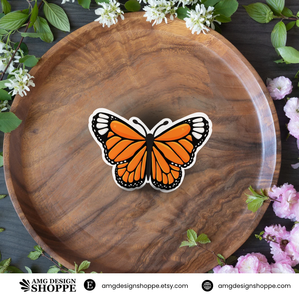 Monarch Butterfly (Sticker)